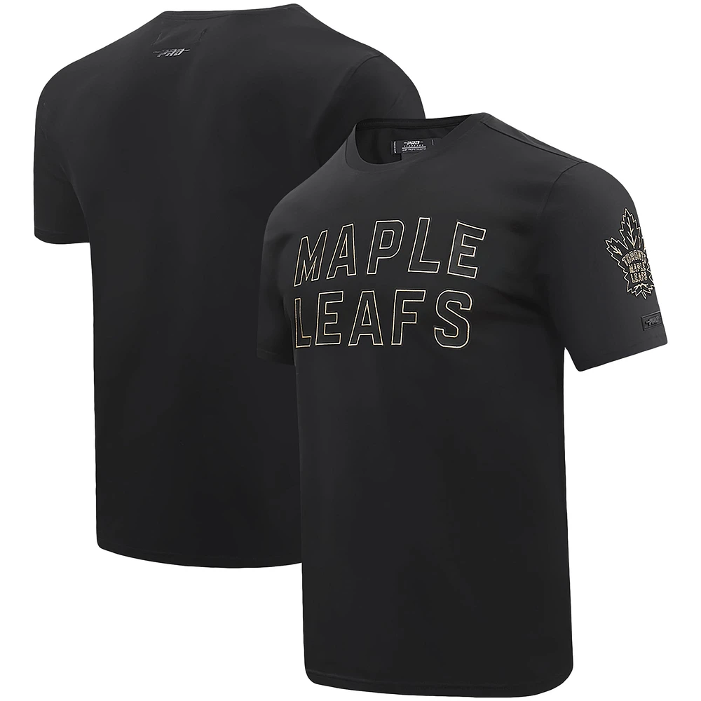 T-shirt noir Pro Standard des Maple Leafs de Toronto pour hommes