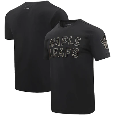 T-shirt avec logo Pro Standard noir des Maple Leafs de Toronto pour hommes