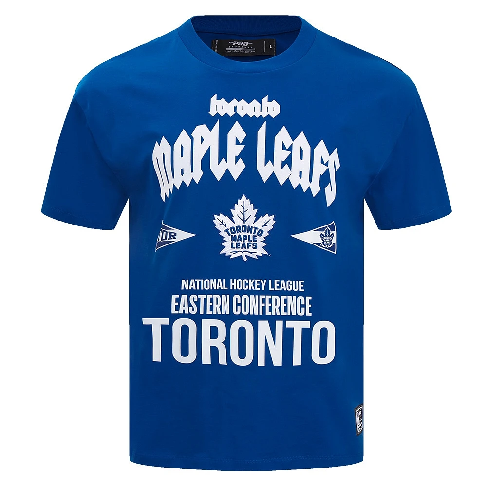 Men's Pro Standard Blue Toronto Maple Leafs Oversized City Tour T-Shirt