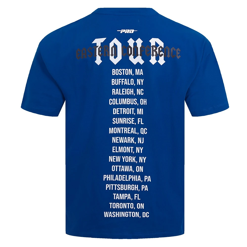 Men's Pro Standard Blue Toronto Maple Leafs Oversized City Tour T-Shirt