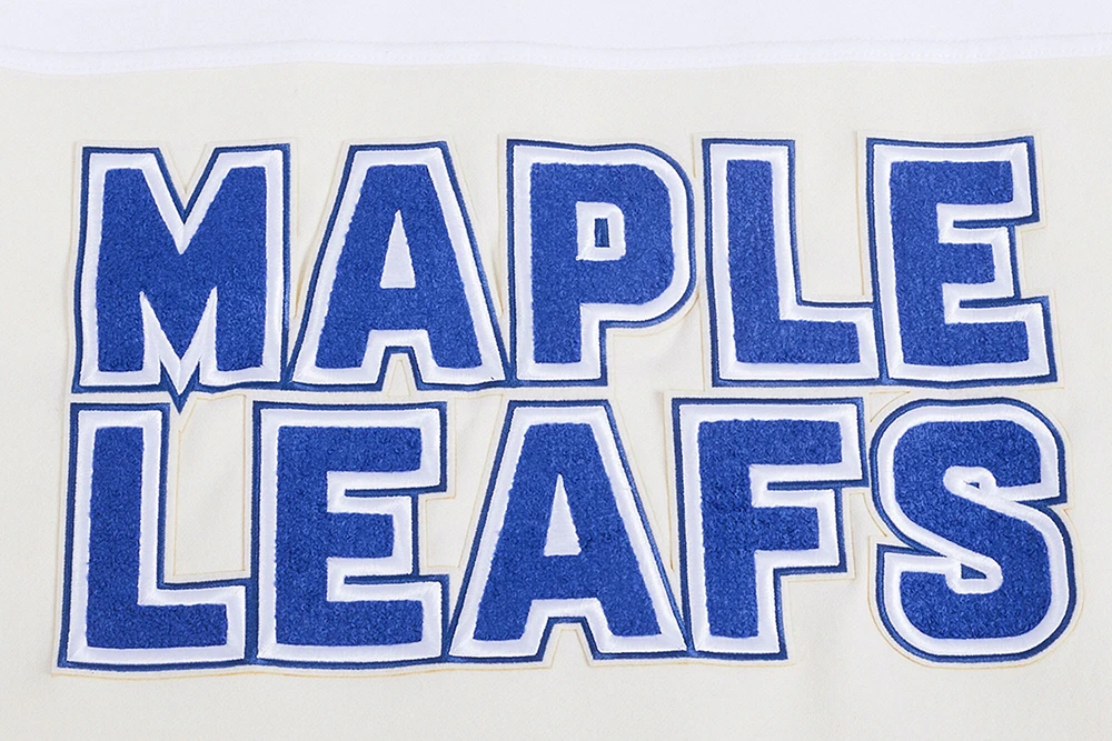 Sweat à capuche classique Pro Standard pour homme, couleur crème, des Maple Leafs de Toronto