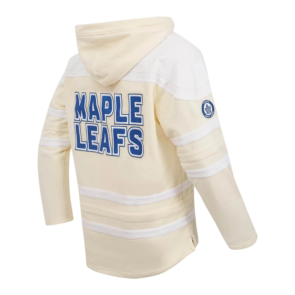 Sweat à capuche classique Pro Standard pour homme, couleur crème, des Maple Leafs de Toronto