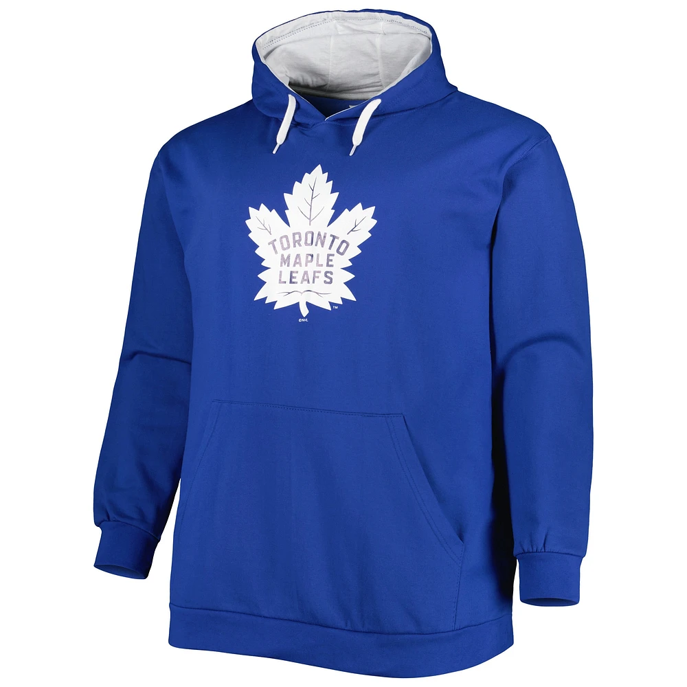 Chandail à capuchon en molleton Big & Tall des Maple Leafs de Toronto pour hommes