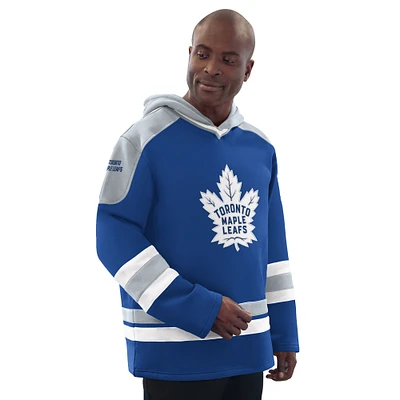 Sweat à capuche de hockey bleu/gris Starter pour homme des Maple Leafs Toronto