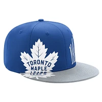 Casquette Snapback Starfit Big Fan Classic pour homme des Maple Leafs de Toronto, bleu