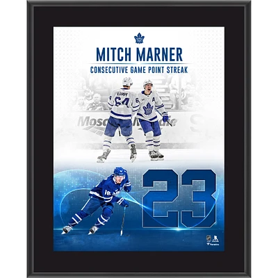 Mitch Marner Toronto Maple Leafs 10.5" x 13" Franchise Record Point Streak Sublimated Plaque