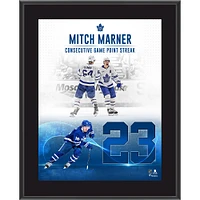 Mitch Marner Toronto Maple Leafs 10.5" x 13" Franchise Record Point Streak Sublimated Plaque