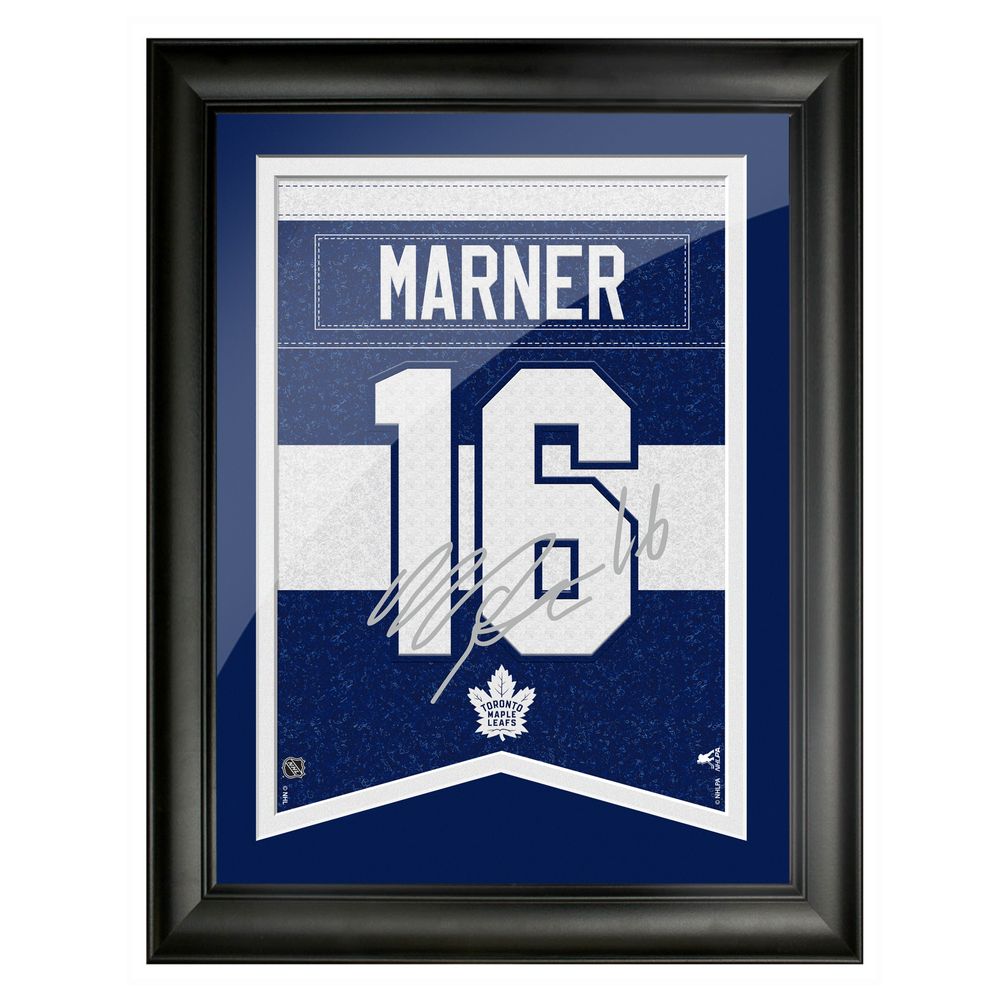 Mitchell Marner Toronto Maple Leafs 12'' x 16'' Framed Replica Autograph Player - Banner