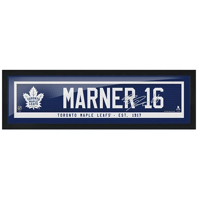 Mitchell Marner Toronto Maple Leafs 6'' x 22'' Framed Replica Autograph Player Name - Bar