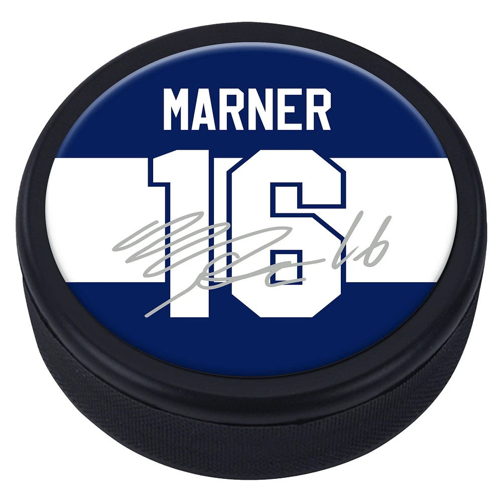 Mitchell Marner Toronto Maple Leafs Souvenir Joueur Réplique Rondelle Signature