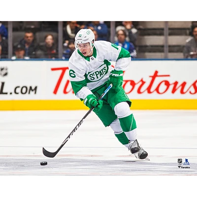 Mitchell Marner Toronto Maple Leafs Unsigned St. Pats Alternate Jersey Skating Photograph