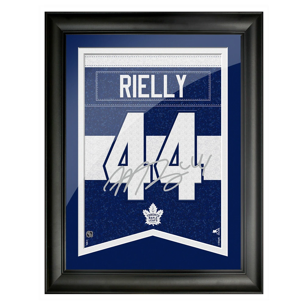 Morgan Rielly Toronto Maple Leafs 12 `` x 16 '' réplique autographe encadrée - Bannière