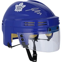 Nick Robertson Toronto Maple Leafs Autographed Blue Mini Helmet 