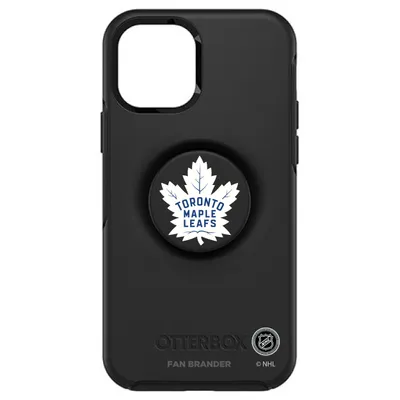 Toronto Maple Leafs OtterBox Otter+Pop PopSocket Symmetry iPhone Case - Black