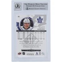 Patrick Marleau Toronto Maple Leafs Autographié 2017-18 Upper Deck SP Authentique #35 Beckett Fanatics Witnessed Authentifié 10 Carte