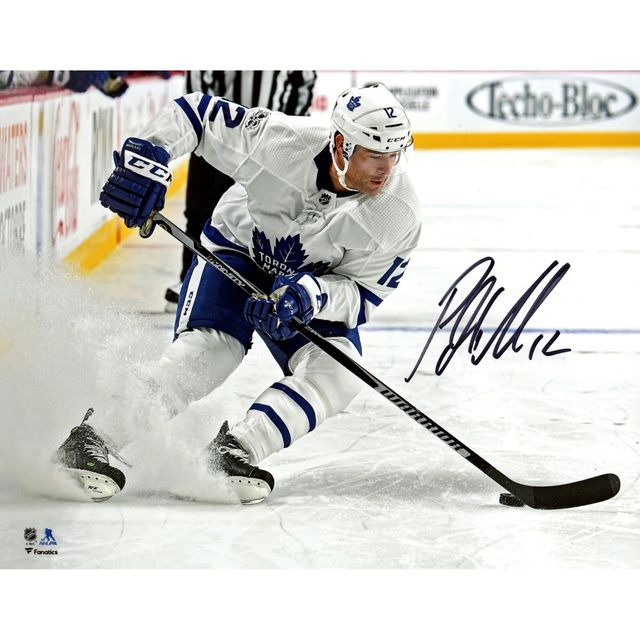 Patrick Marleau Toronto Maple Leafs autographié 8 "x 10" Jersey blanc photographie d'arrêt