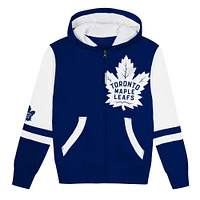 Preschool Blue Toronto Maple Leafs Face Off Full-Zip Hoodie