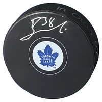 Rondelle de hockey autographiée des Maple Leafs de Toronto de Rasmus Sandin