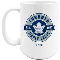 Le Sports Vault Maple Leafs de Toronto 15 oz. Tasse à café sublimée