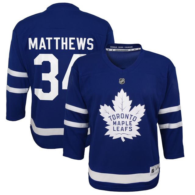 Tout-petit Auston Matthews Royal Toronto Maple Leafs Réplique - Maillot de joueur