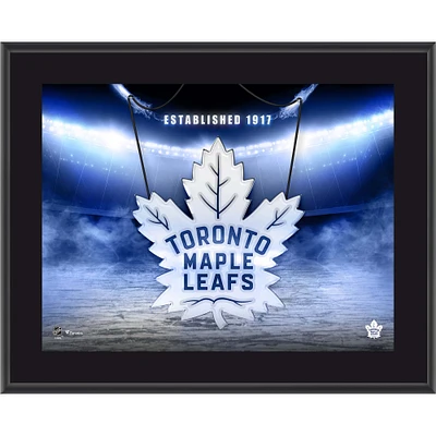 Toronto Maple Leafs 10.5" x 13" Horizontal Team Logo Sublimated Plaque
