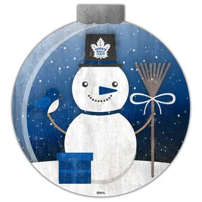 Toronto Maple Leafs 12'' Snow Globe Wall Art