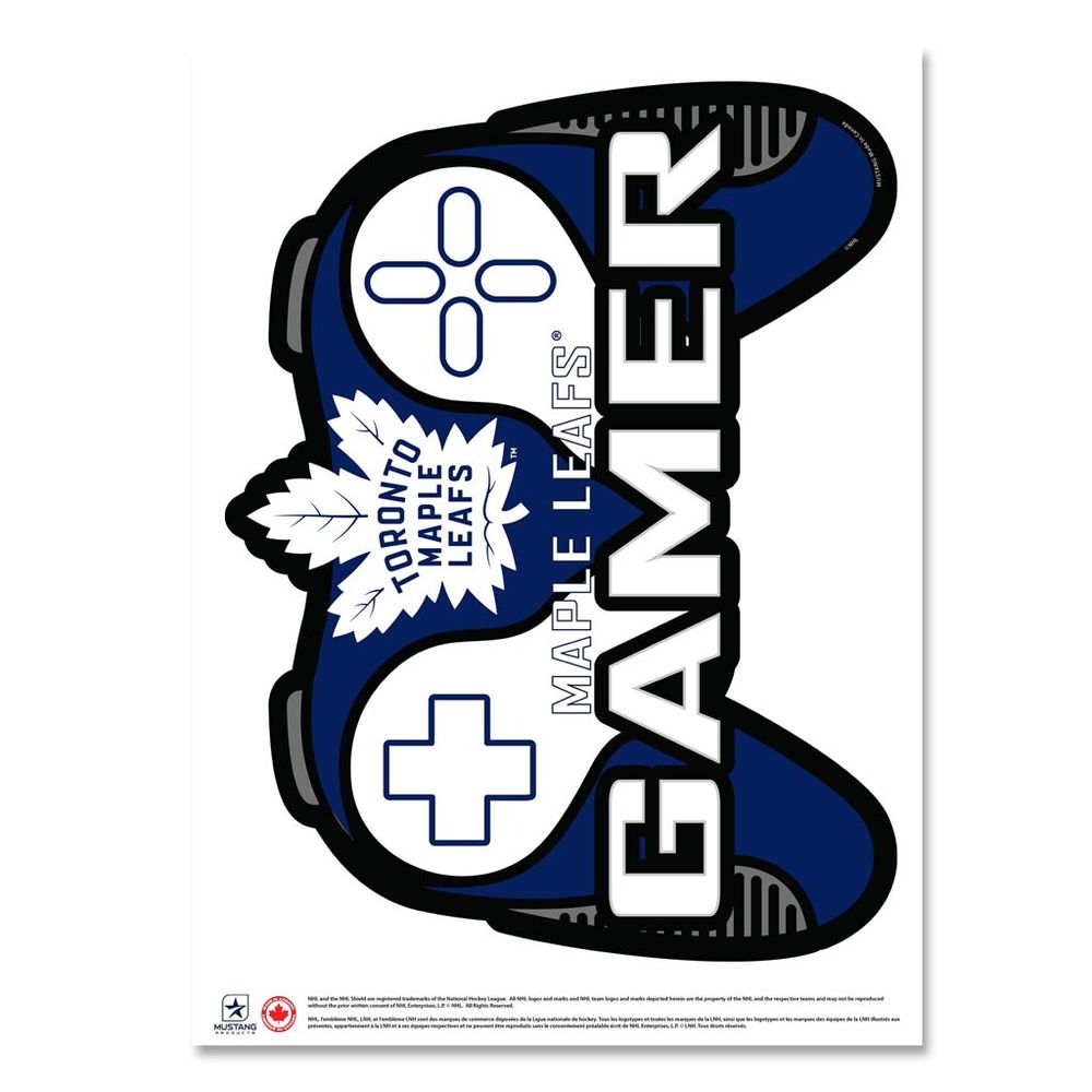 Toronto Maple Leafs - 16'' x 22'' Controller Gamer Wall Decal