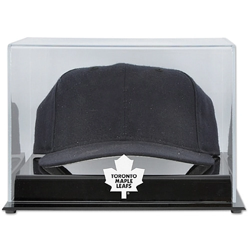 Présentoir de casquettes en acrylique avec logo de l'équipe des Maple Leafs de Toronto (1970-2016)