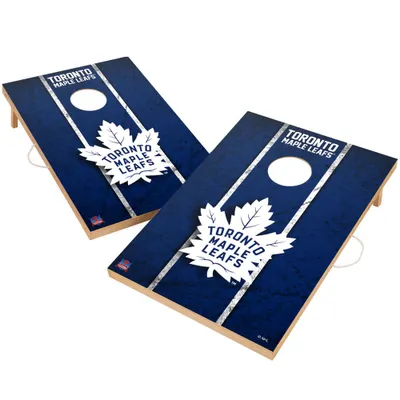 Toronto Maple Leafs 2' x 3' Solid Wood Cornhole Vintage Game Set
