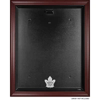 Toronto Maple Leafs (2016-Present) Mahogany Framed Logo Jersey Display Case