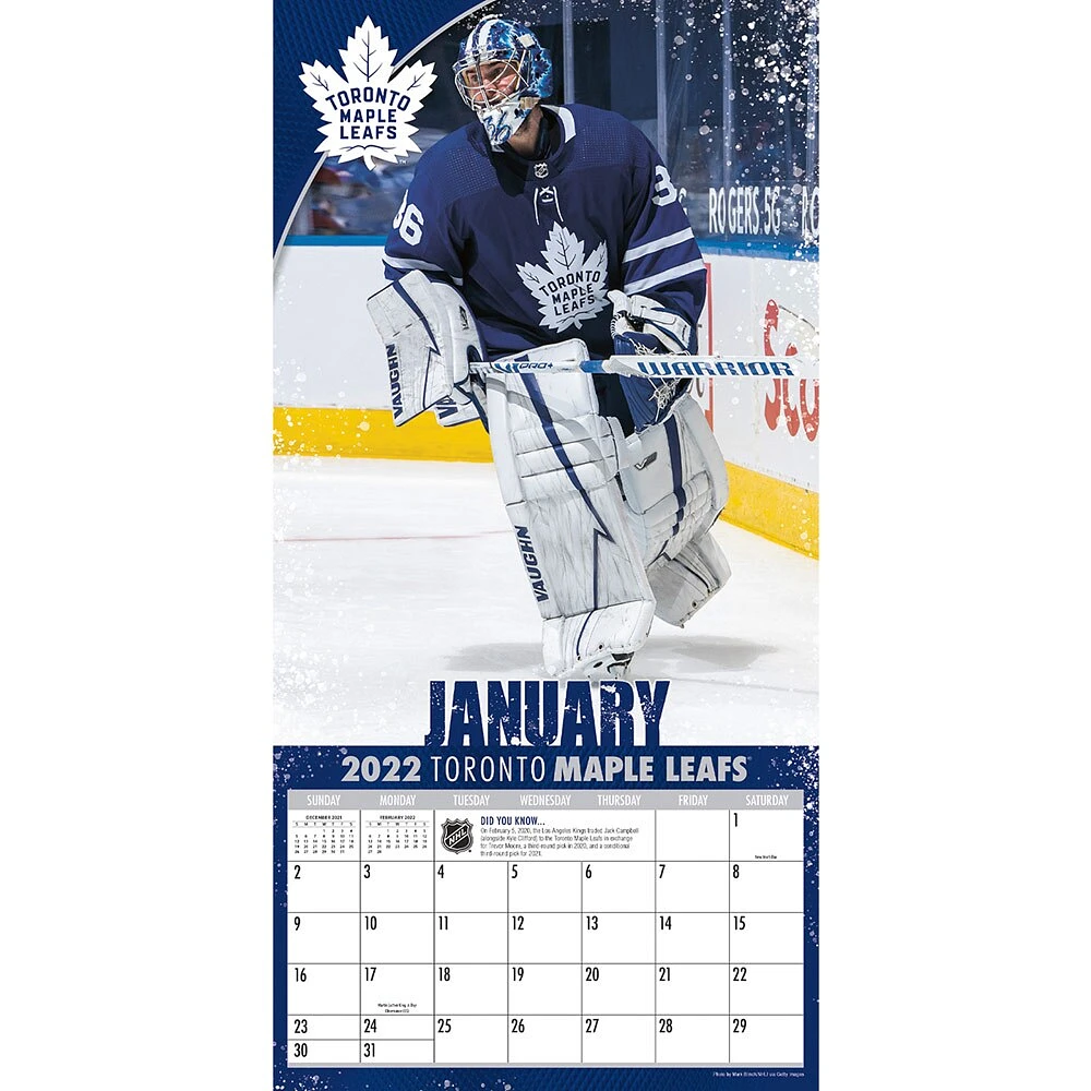 Toronto Maple Leafs 2022 Wall Calendar