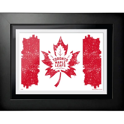 Photo encadrée de la fête du Canada 2023 des Maple Leafs de Toronto 12 po x 16 po