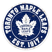 Toronto Maple Leafs 22'' Distressed Logo Wall Sign