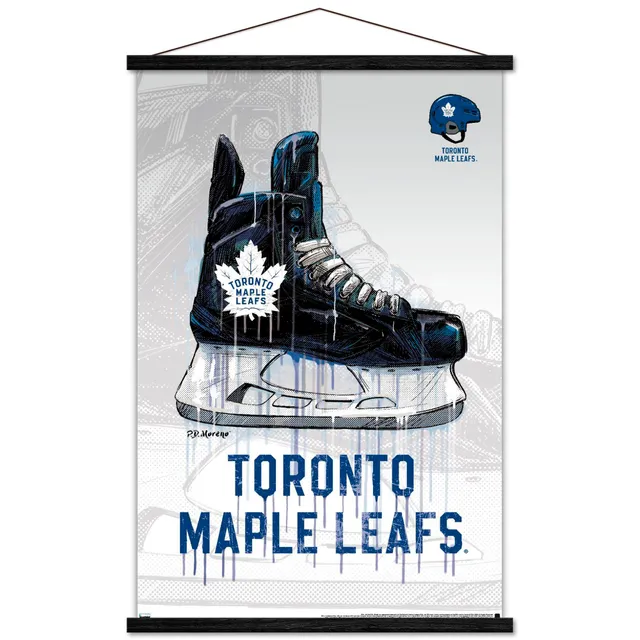 Auston Matthews Toronto Maple Leafs 35.75'' x 24.25'' Hanging Framed Player  Poster