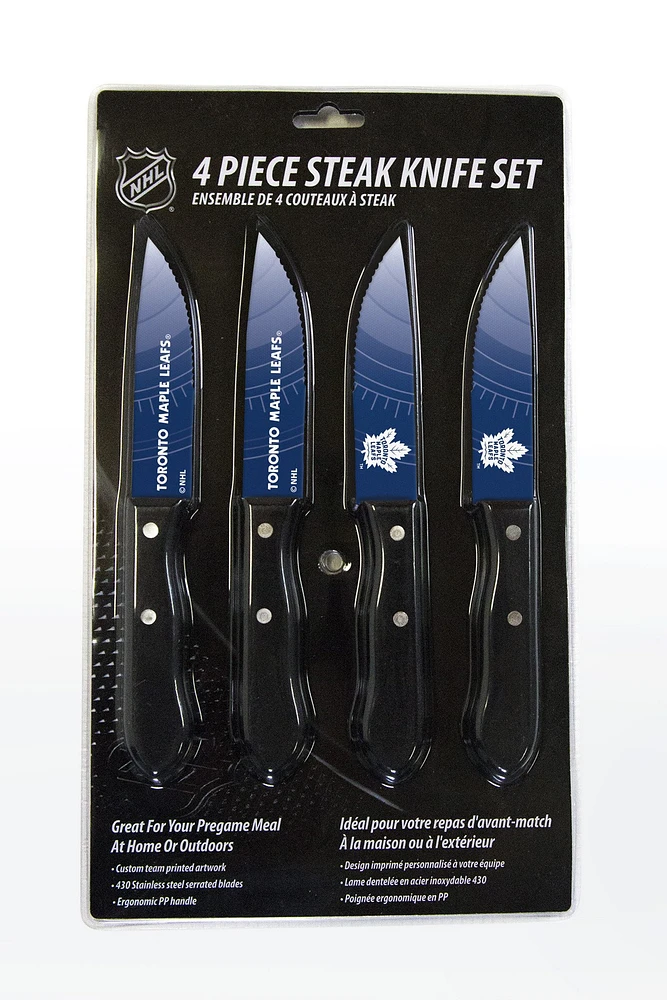 Toronto Maple Leafs 4-Piece Steak Knife Set