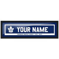 Toronto Maple Leafs 6'' x 22'' Personalized Name Bar Frame