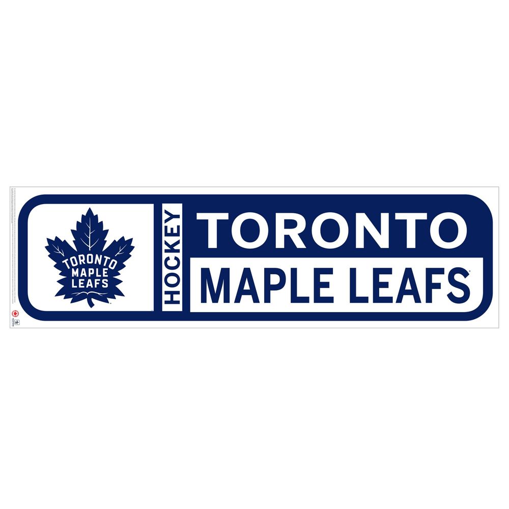 Toronto Maple Leafs 90'' x 23'' Team Logo Repositionable Wall Decal