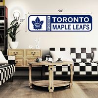 Toronto Maple Leafs 90'' x 23'' Team Logo Repositionable Wall Decal