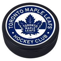 Toronto Maple Leafs Domed Team Stripe Puck