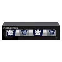 Ensemble de quatre verres à shot des Maple Leafs de Toronto