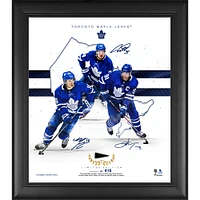 Toronto Maple Leafs Framed 15" x 17" Franchise Foundations Collage with a Piece of Game Used Puck - Limited Edition of 416