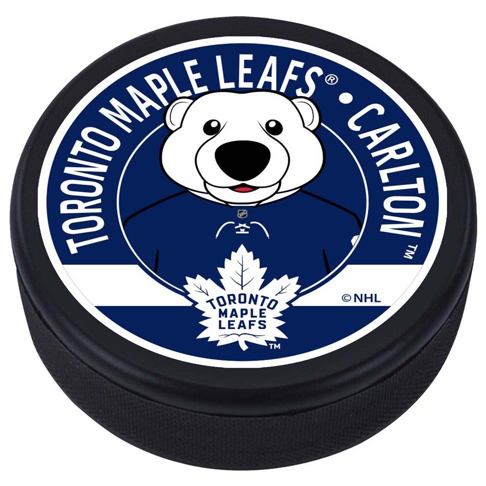 Toronto Maple Leafs - Mascot Design Hockey Puck