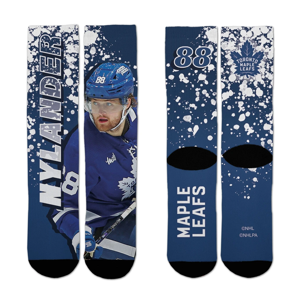 Unisex For Bare Feet William Nylander Blue Toronto Maple Leafs Road Warrior Crew Socks