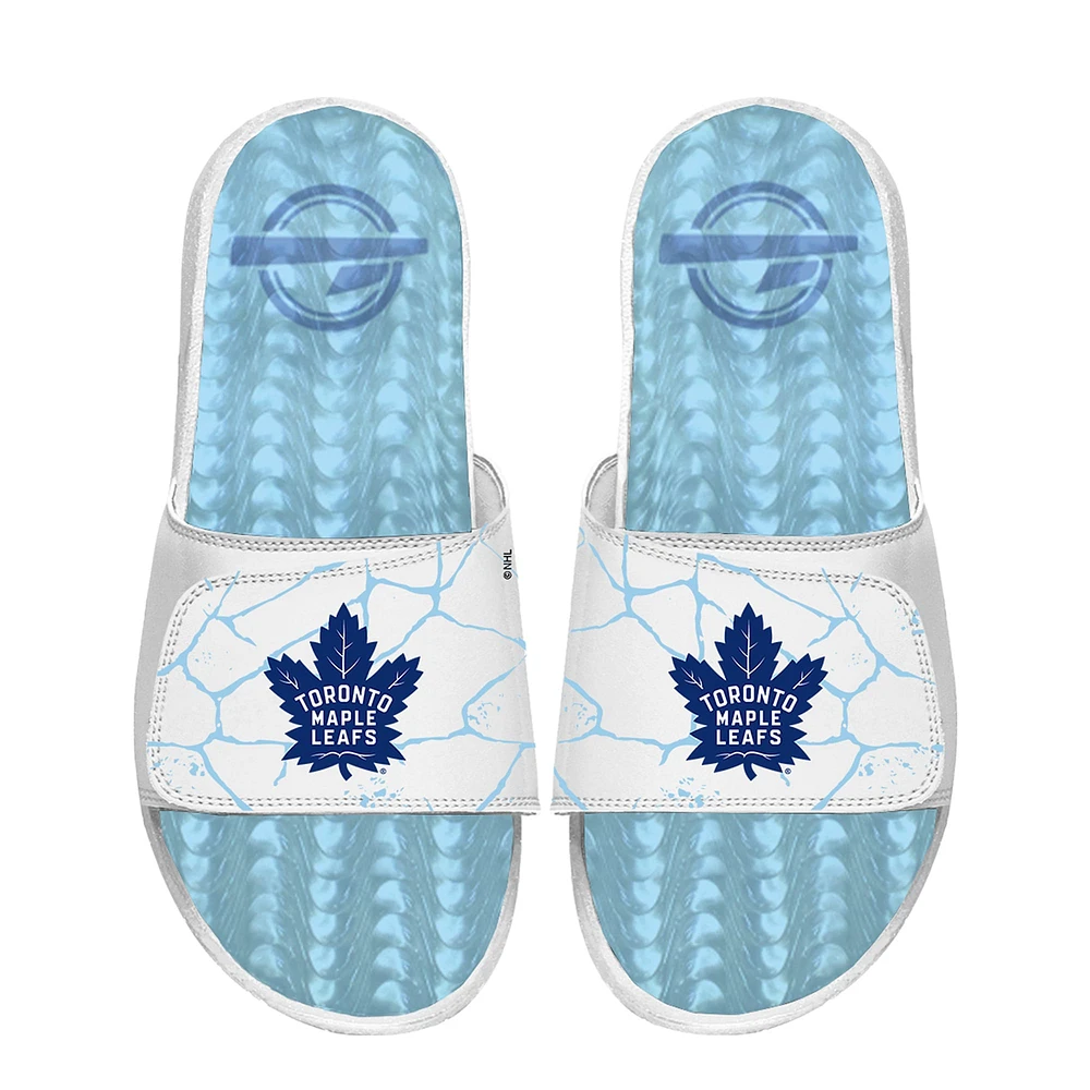 Sandales unisexes ISlide Toronto Maple Leafs Ice Gel Slide