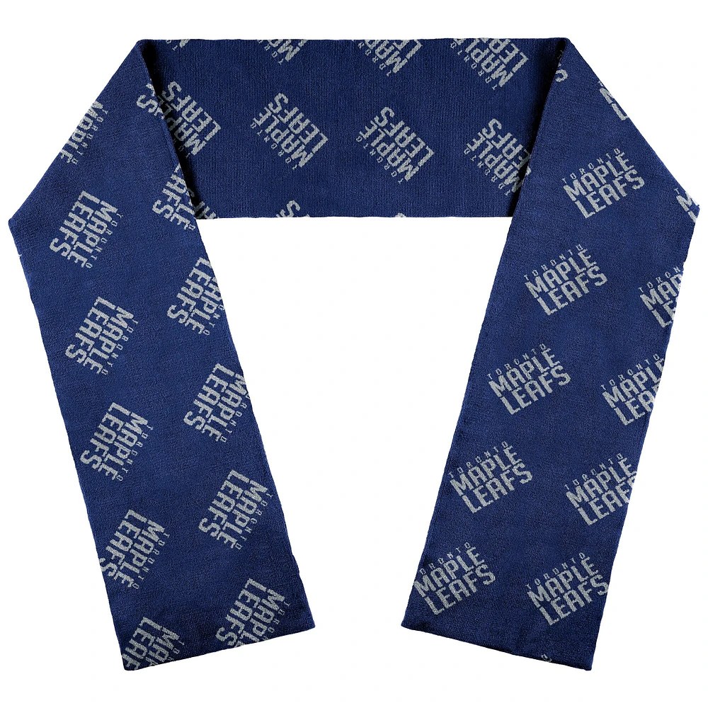 WEAR by Erin Andrews Foulard avec le mot-symbole de l'équipe des Maple Leafs de Toronto