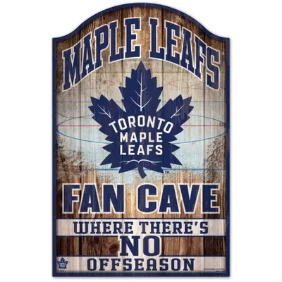 Toronto Maple Leafs WinCraft 11'' x 17'' Fan Cave Wood Sign