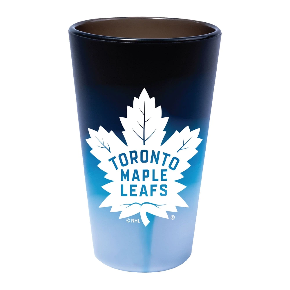 WinCraft Maple Leafs de Toronto 16oz. Verre à pinte en silicone à la mode