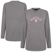 Sweat-shirt à col roulé Beaudry gris pour femme des Maple Leafs de Toronto la fête mères