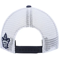 Women's '47 Navy/White Toronto Maple Leafs Encore MVP Trucker Snapback Hat