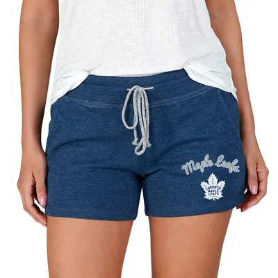 Toronto Maple Leafs Concepts Sport Women's Mainstream Terry Shorts - Navy